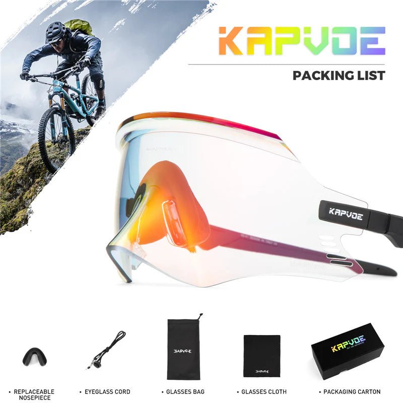 Kapvoe Revo X2 Photochromic Sunglasses | The Bike Affair