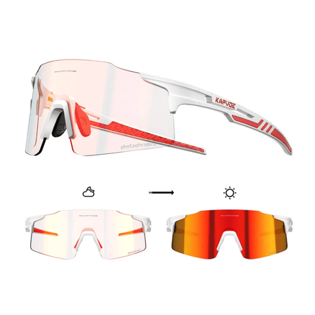 Kapvoe Revo X27 Rimless Photochromic Sunglasses | The Bike Affair