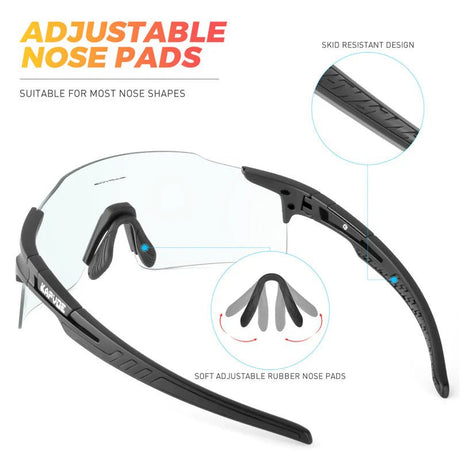 Kapvoe Revo X27 Rimless Photochromic Sunglasses | The Bike Affair