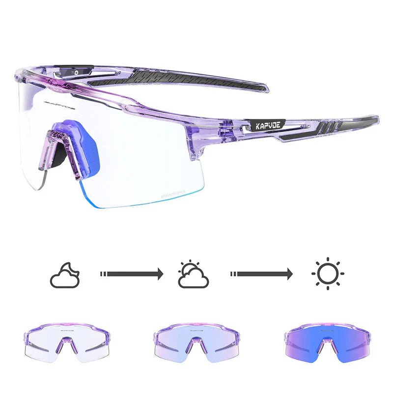 Kapvoe Revo X75 Photochromic Sunglasses | The Bike Affair