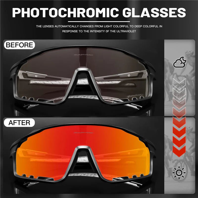 Kapvoe Revo X76 Photochromic Sunglasses | The Bike Affair