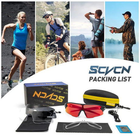 Kapvoe Scvcn S2 Sports Sunglasses | The Bike Affair