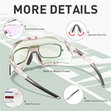 Kapvoe X170 Color Changing Frames Photochromic Sunglasses | The Bike Affair