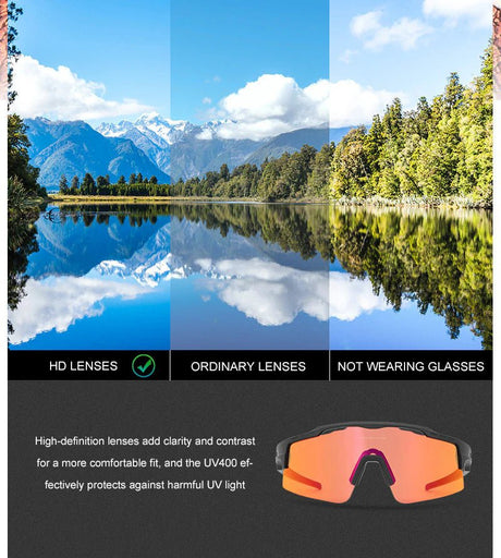 Kapvoe X75 Half Frame Sport Sunglasses | The Bike Affair