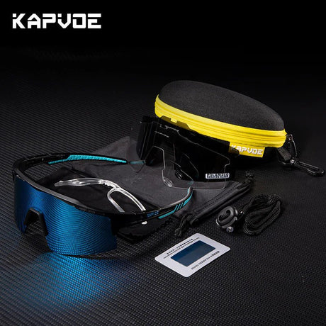 Kapvoe X75 Half Frame Sport Sunglasses | The Bike Affair