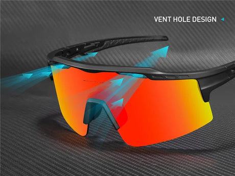 Kapvoe X75 Half Frame Sport Sunglasses | The Bike Affair