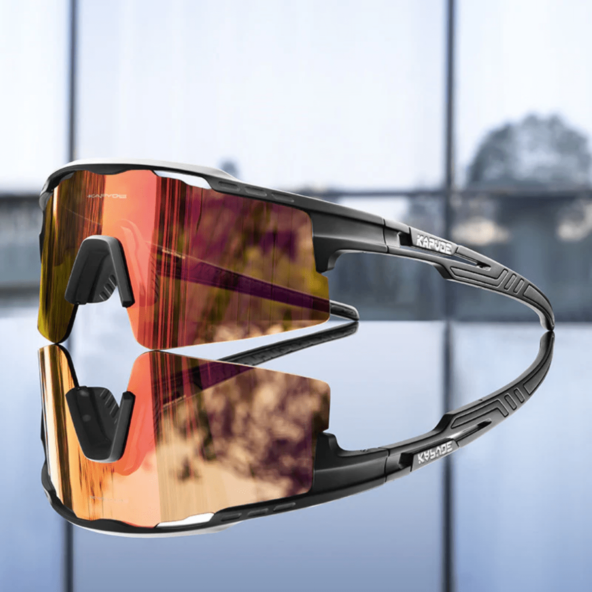Kapvoe X75 Half Frame Sport Sunglasses | The Bike Affair