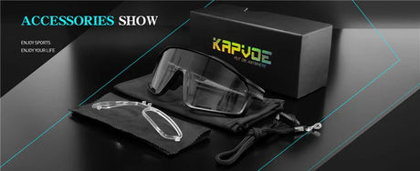 Kapvoe X76 Anti - Fog Photochromic Sunglasses | The Bike Affair