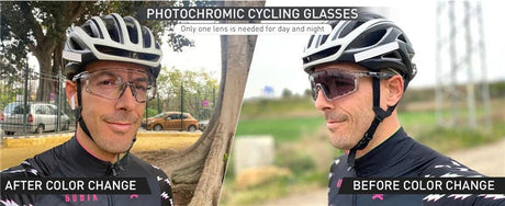 Kapvoe X76 Anti - Fog Photochromic Sunglasses | The Bike Affair
