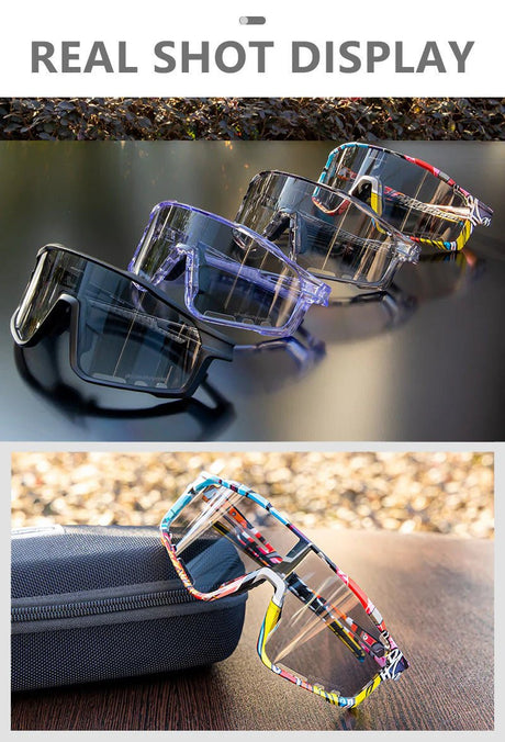 Kapvoe X76 Anti - Fog Photochromic Sunglasses | The Bike Affair