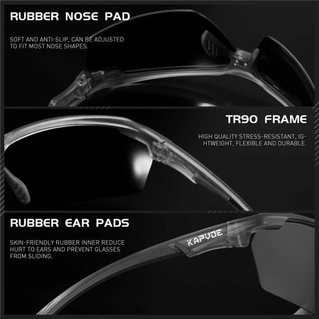 Kapvoe X87 Color Polarized Glasses | The Bike Affair