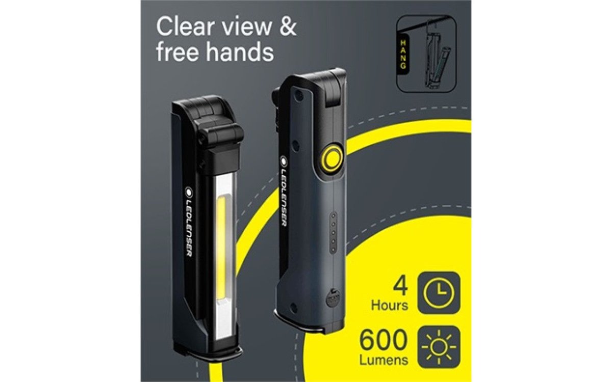 Ledlenser iW5R Flex Portable Electric Worklight | The Bike Affair