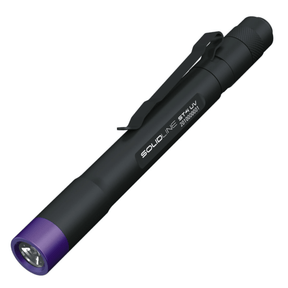 Ledlenser ST4UV Solidline UV Portable Flashlight, Black Blister