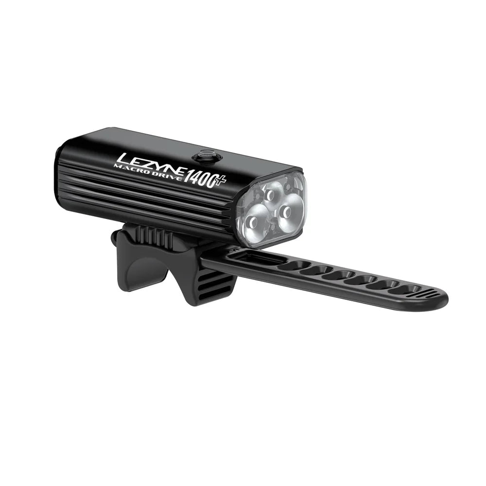 Lezyne Macro Drive 1400+ Lumens Black Head Light | The Bike Affair