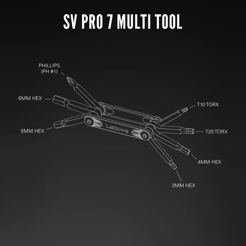 Lezyne SV Pro 7 Multitool (7 Functions) | The Bike Affair
