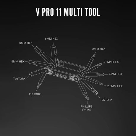 Lezyne V Pro 11 Multitool (11 Functions) | The Bike Affair