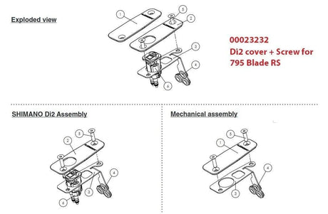 Look Spare 795 Blade RS Di2 Cover + Screws | The Bike Affair