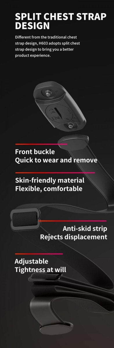 Magene Replacement Strap For H603 Heart Rate Monitor | The Bike Affair