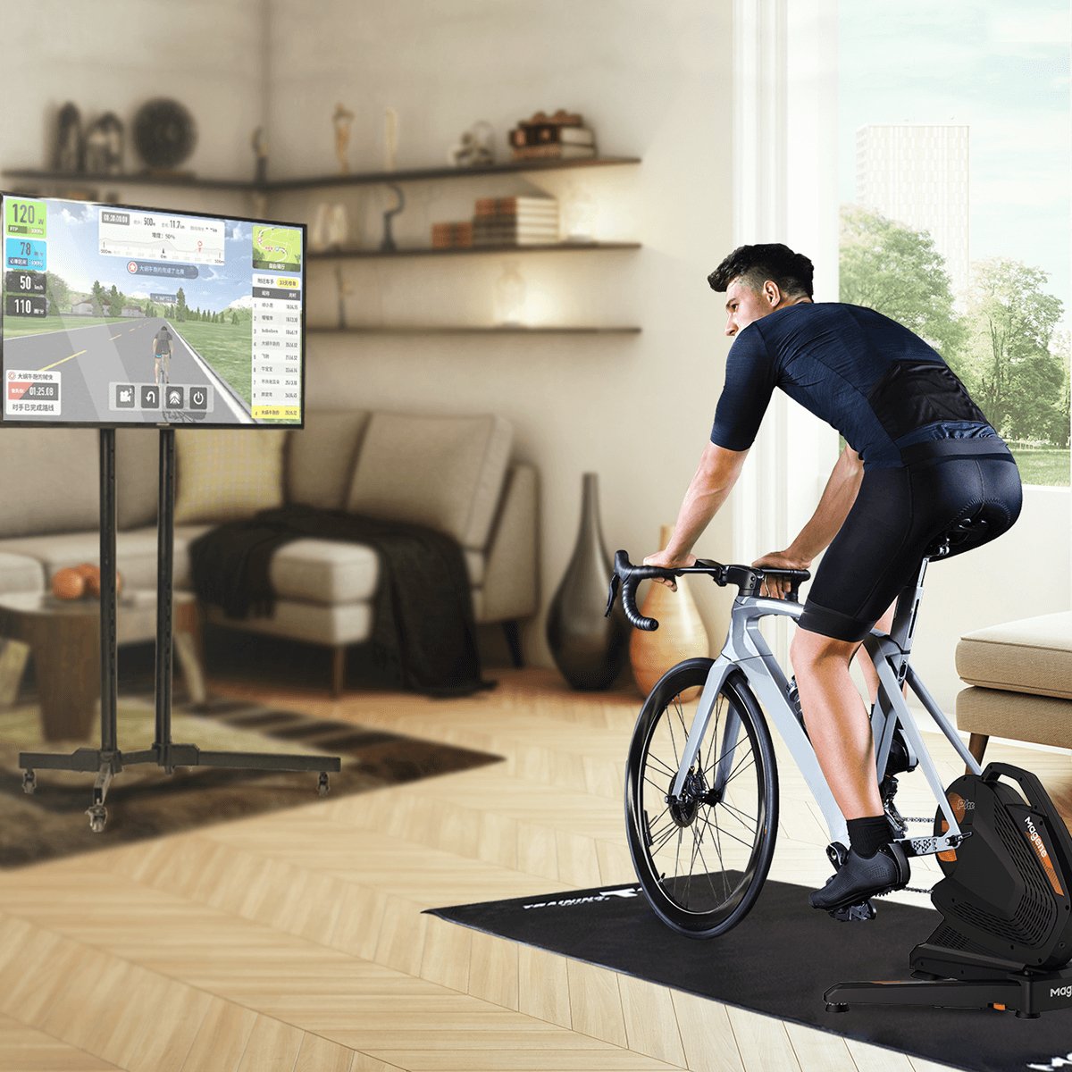 Magene T300 Plus Smart Bike Trainer | The Bike Affair