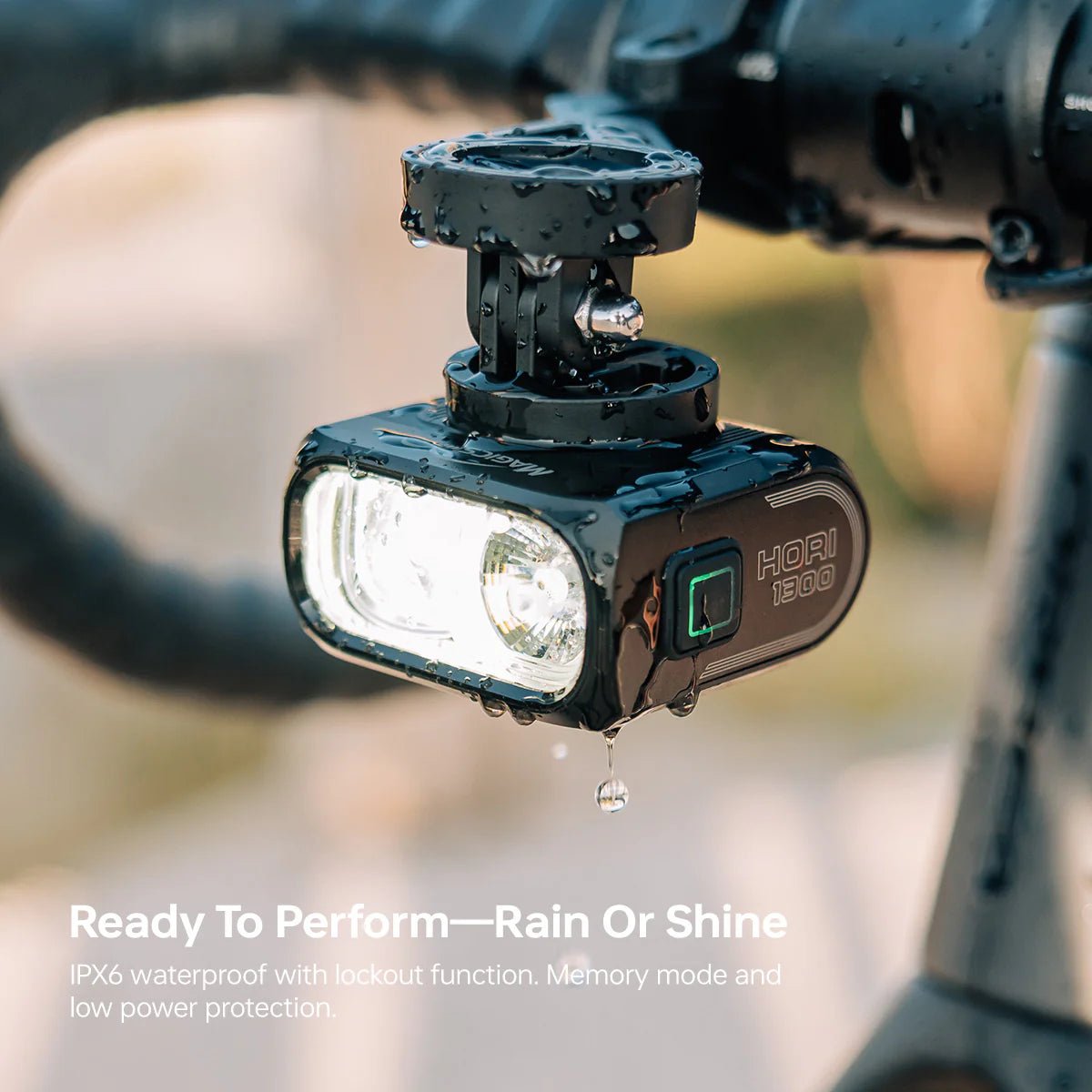 Magicshine Hori 1300 Dual Mounted Head Light | The Bike Affair