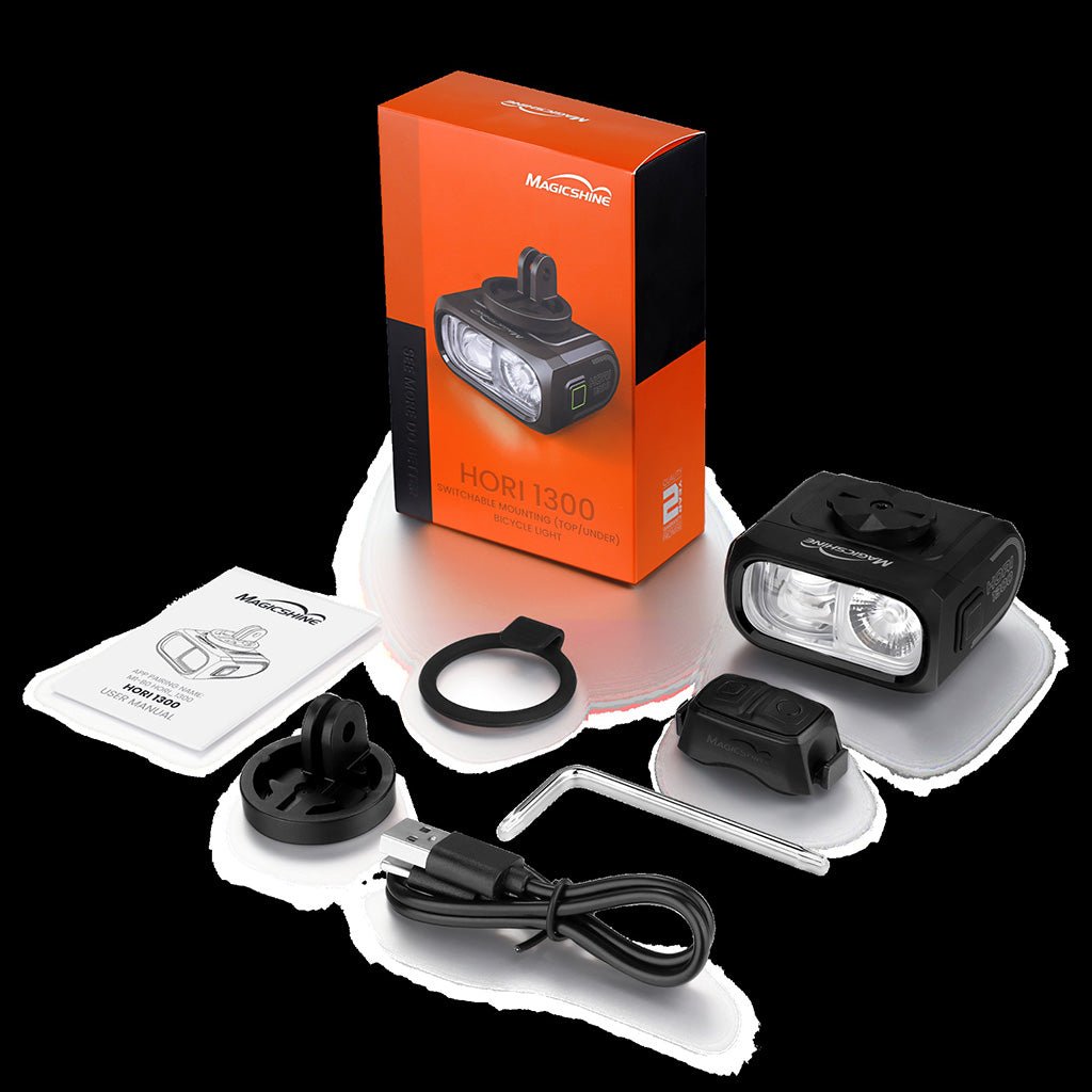 Magicshine Hori 1300 Dual Mounted Head Light | The Bike Affair