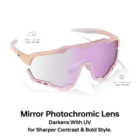 Magicshine Morpher Coloured Photochromic Sunglasses | The Bike Affair