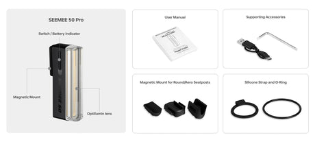 Magicshine Seemee 50 Pro Smart Magnetic Taillight | The Bike Affair