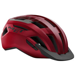 Met Allroad CE Helmet, Red Black/Matt