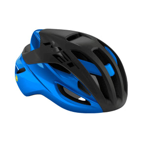 Met Rivale Mips Road Cycling Helmet, Black Blue Metallic Matt Glossy