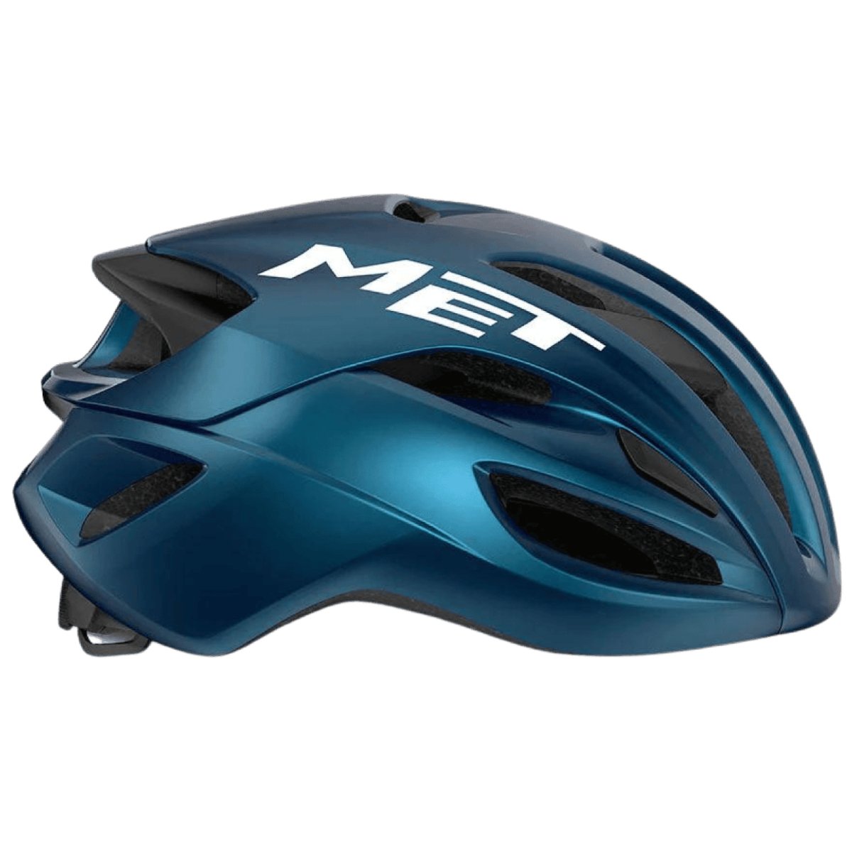 Met Rivale Mips Road Helmet Teal Blue Metallic/Glossy