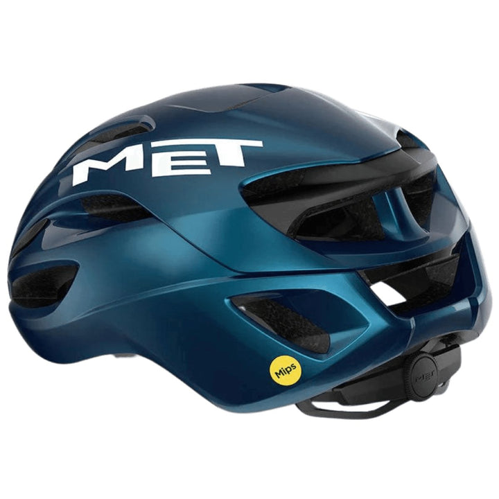 Met Rivale Mips Road Helmet Teal Blue Metallic/Glossy | The Bike Affair