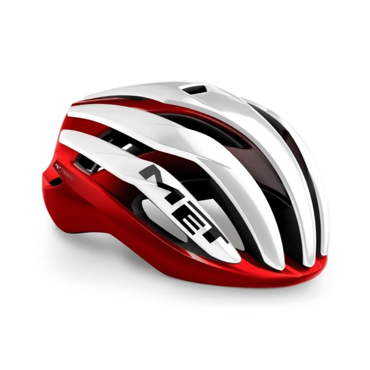 Met Trenta Mips CE Helmet, White Black Red/Glossy