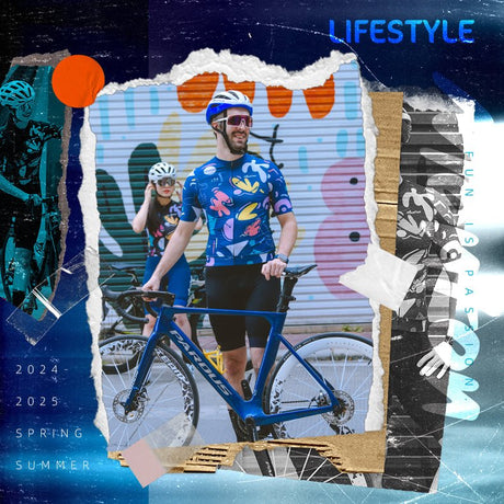 Monton Lifestyle Paint Shape Mens Jersey | The Bike Affair