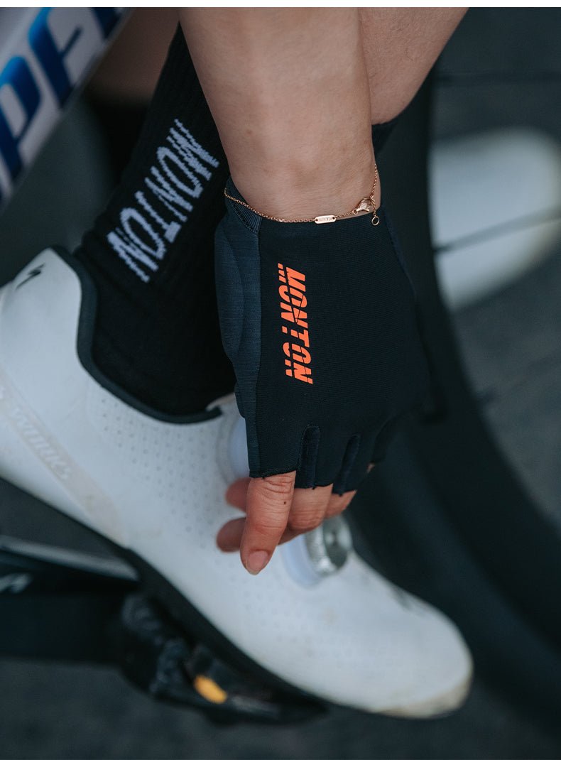Monton Shadow Half Finger Gloves | The Bike Affair