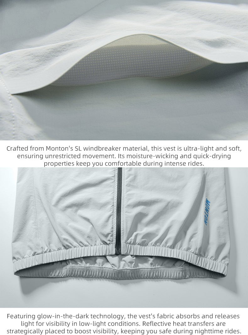 Monton Wind Hunter Windproof Vest | The Bike Affair