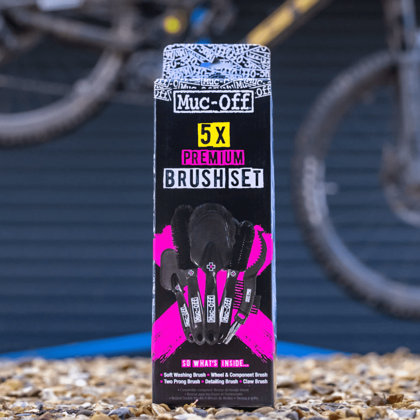 Muc - Off 5x Premium Brush Set | The Bike Affair
