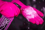 Muc - Off Deep Scrubber Gloves - Pink | The Bike Affair