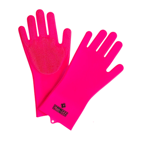 Muc - Off Deep Scrubber Gloves - Pink | The Bike Affair