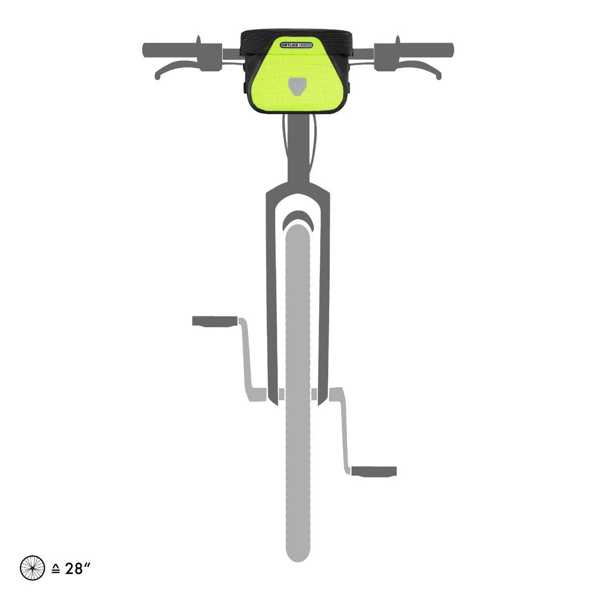 Ortlieb Ultimate Six Classic High - Vis Handlebar Bag | The Bike Affair
