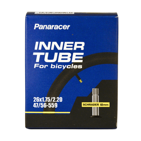 Panaracer 26x1.75~2.20 Schrader 48mm Standard Tube | The Bike Affair