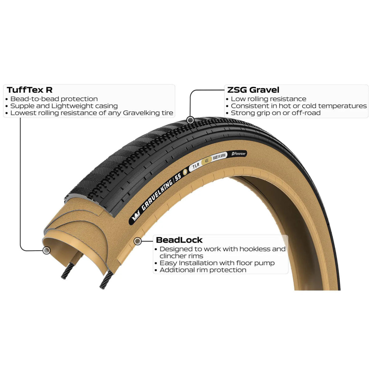 Panaracer GravelKing SS R 700X30C Folding Gravel Tyre | The Bike Affair