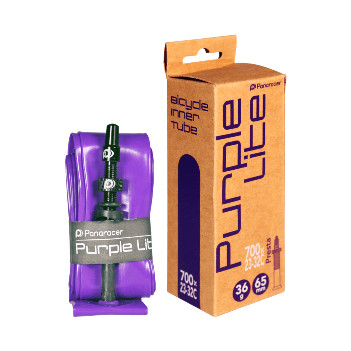 Panaracer Purple Lite TPU 700x23~32c Presta 65mm Tube | The Bike Affair