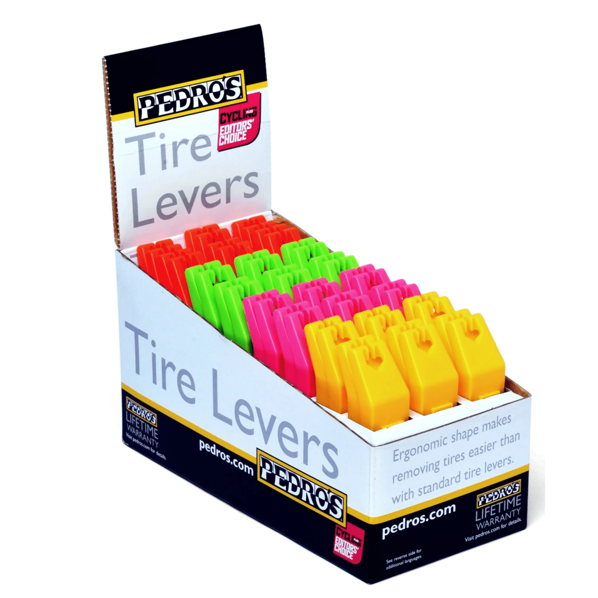 Pedros Tire Levers 24 Pack - 4 Color Pair | The Bike Affair