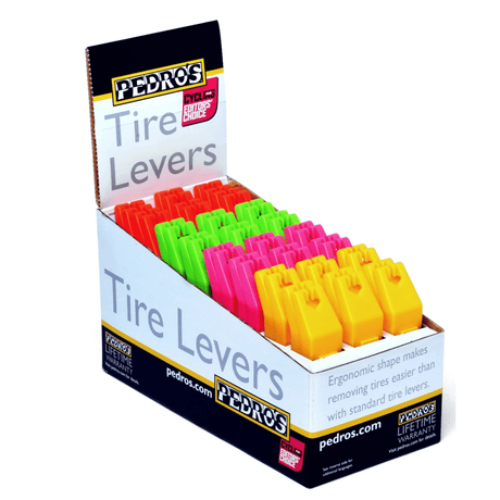 Pedros Tire Levers 24 Pack - 4 Color Pair | The Bike Affair