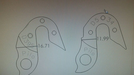 Pilo D395 Derailleur Hanger for Cipollini | The Bike Affair