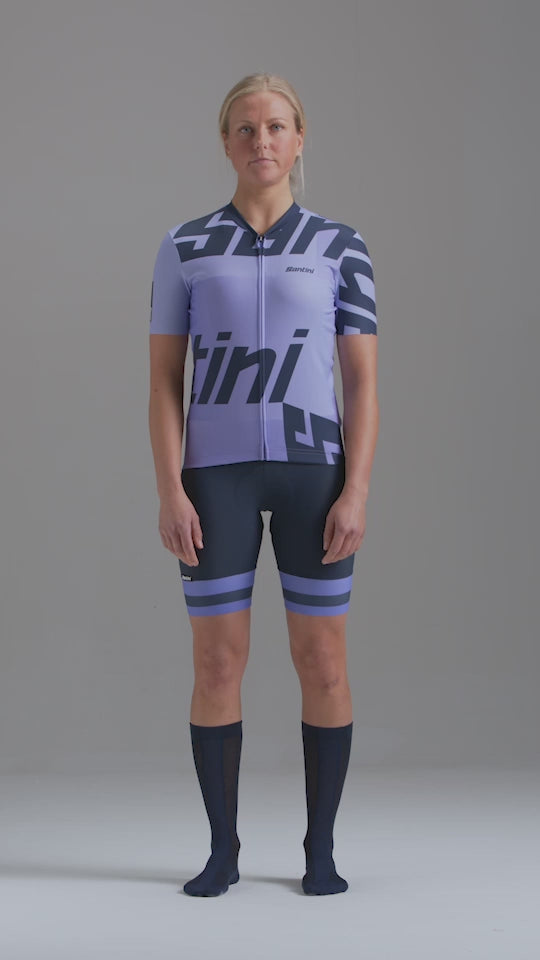 Santini Women Karma Logo Jersey