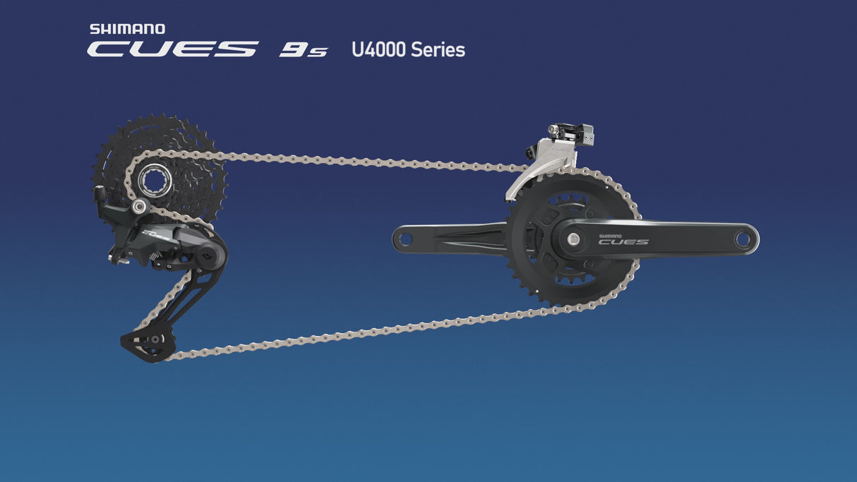 Shimano Cues CS-LG400-9 Linkglide 9 Speed Cassette