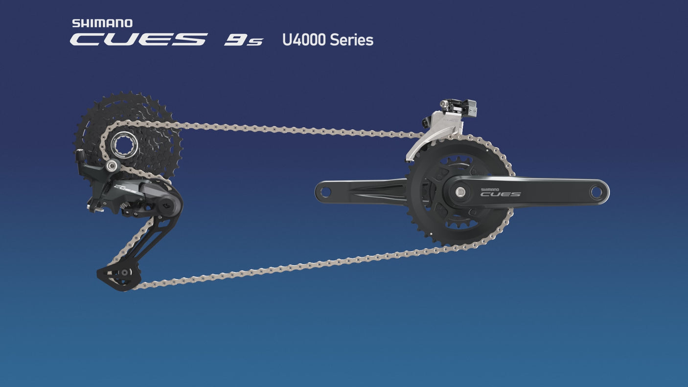 Shimano Cues CS-LG400-9 Linkglide 9 Speed Cassette