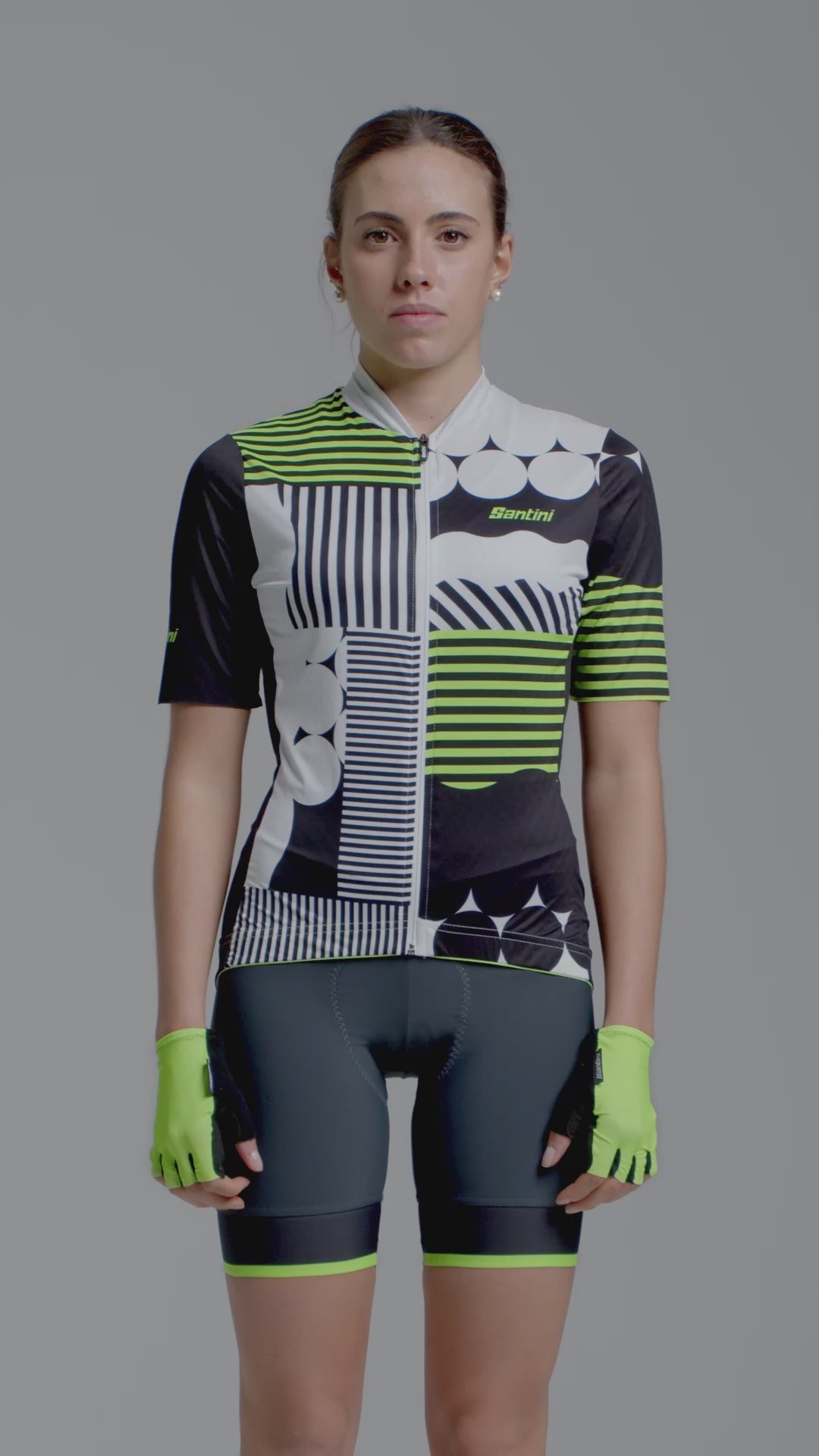 Santini Women Giada Optic Jersey