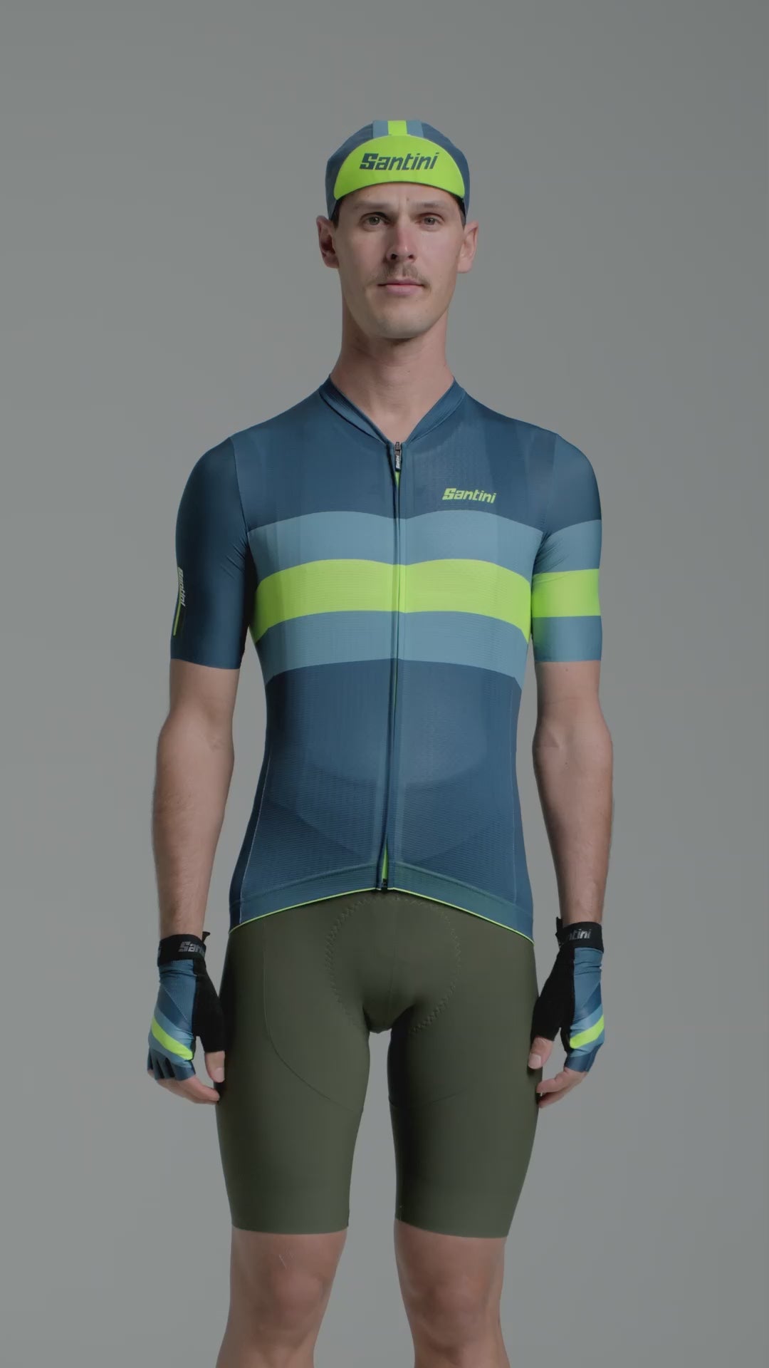 Santini Eco Sleek Bengal Jersey